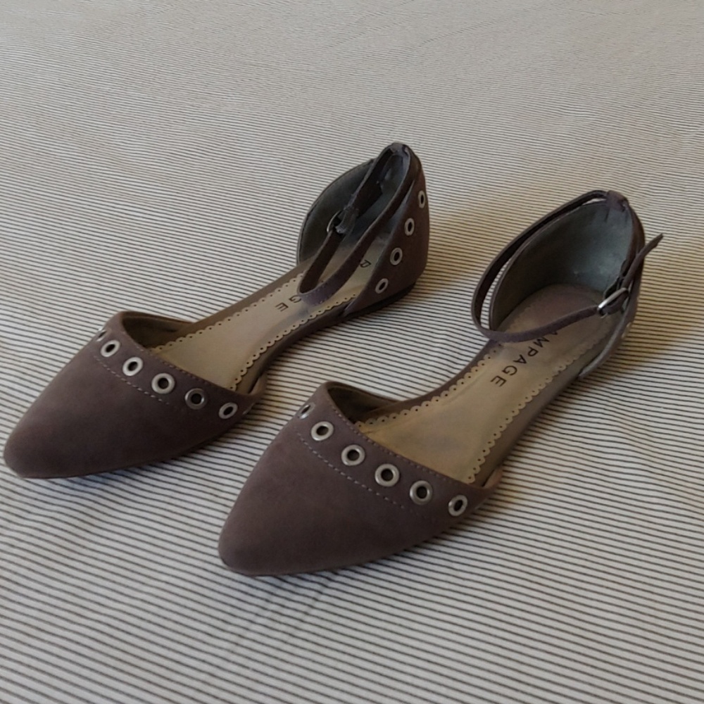 Cute gray flats, like new
